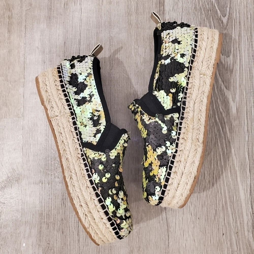 Sam Edelman Carrin Sequin Espadrille Sneakers